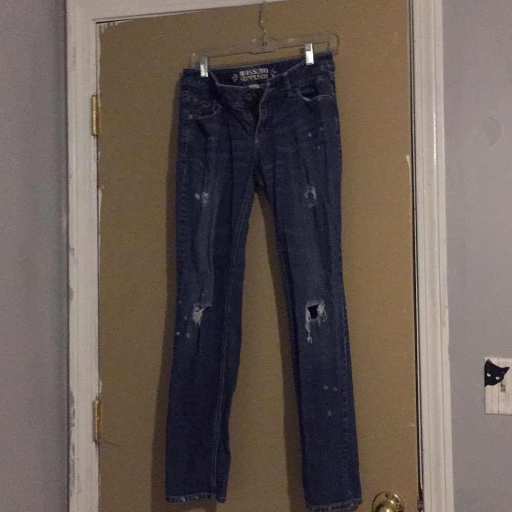 Splatter jeans